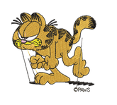 Garfield Heat- Embroidery Design - FineryEmbroidery